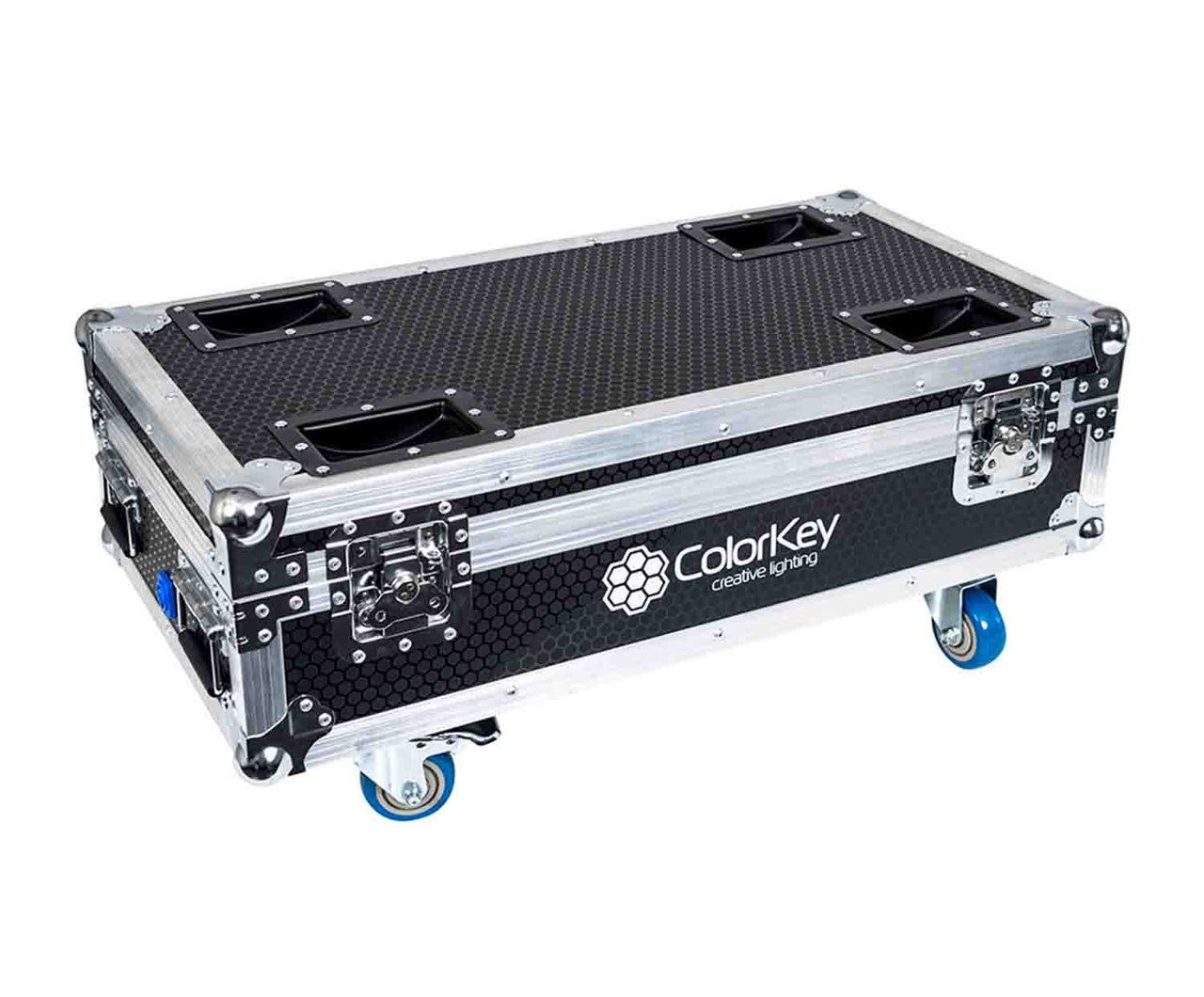 Colorkey CKU-9028 Charging Road Case for Mobilepar Mini Hex 4 Uplights