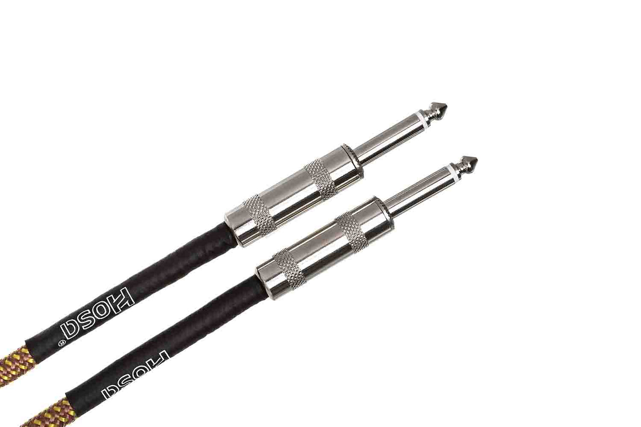 Hosa GTR-518 Straight Tweed Guitar Cable - 18 Feet