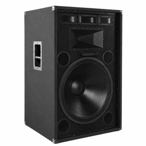 MR DJ MONSS21 MONSTER passive speaker with 21-inch woofer, horn compression driver, and bullet tweeters.