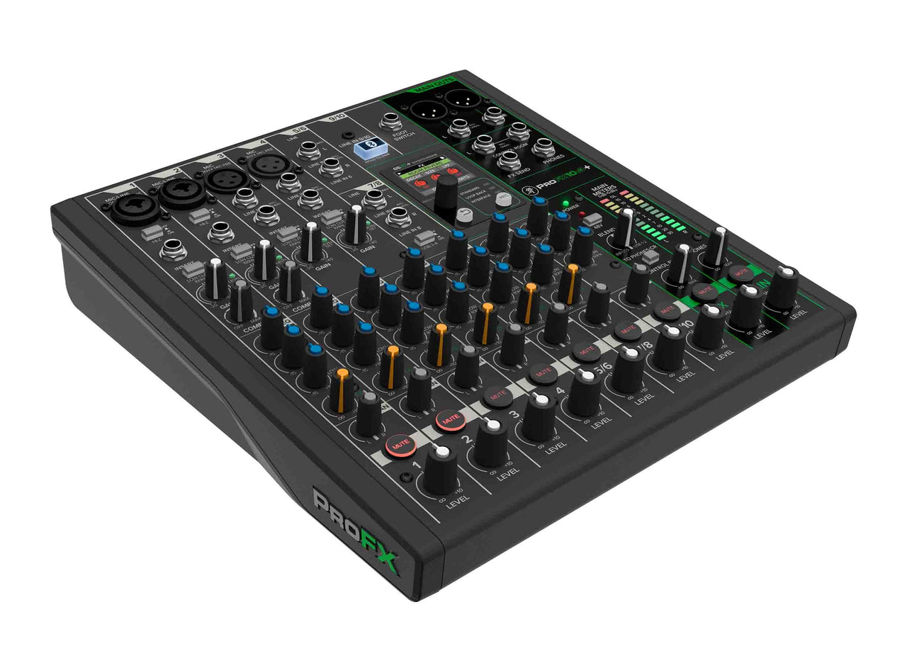 Mackie ProFX10v3+, 10-Channel Analog Mixer with Enhanced FX, USB Recording Modes and Bluetooth