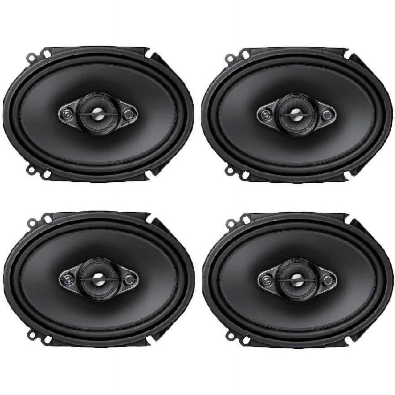 (2) Pairs PIONEER TS-A6880F 6x8 6" x 8" 700 Watt 4-Ohm 4-Way Car Audio Speakers