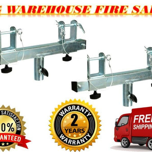 (2) Triangle or Square Truss Adapter Bracket Tripod Stand Support T- Bar Package