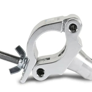 Galaxy Stage GS-C114PS Half Coupler Conical Clamp Silver 660 lb Load Capacity TUV Approved Fits 48-51mm Truss