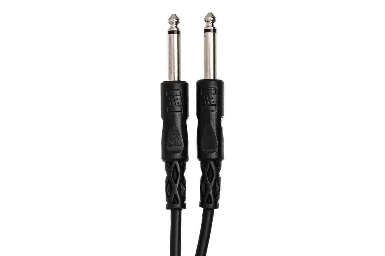 Hosa CPP-105 Unbalanced Interconnect Cable, 1/4 in TS to Same - 5 Feet