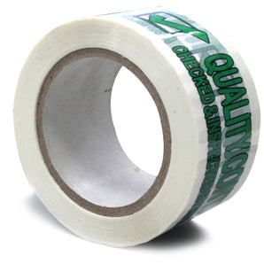 Ten 3MIL Printed "QUALITY CONTROL CARTON" Sealing Packing Box Tape 2.5" X 110 Yard