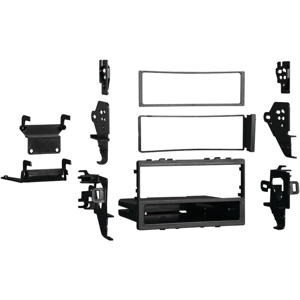 1 - 1989 - 2006 Honda(R)/Acura(R) Single-DIN Installation Multi Kit, Provides pocket with mounting of a DIN radio or an ISO DIN radio, Includes rear support bracket, 99-7898