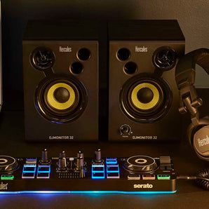 Hercules DJStarter Kit with Controller Speakers & Headphones