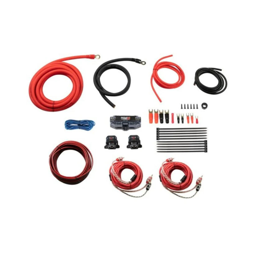 Cerwin Vega CAK44 4 Gauge 4 Channel Amplifier Kit OFC 100% Oxygen-Free Copper