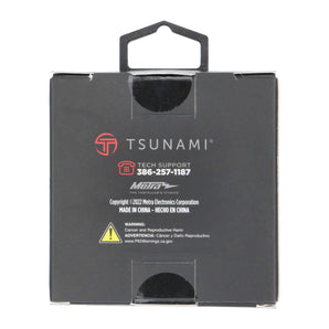 Tsunami TSX-Y1 1 Female To 2 Male Y Adapter RCA Cable