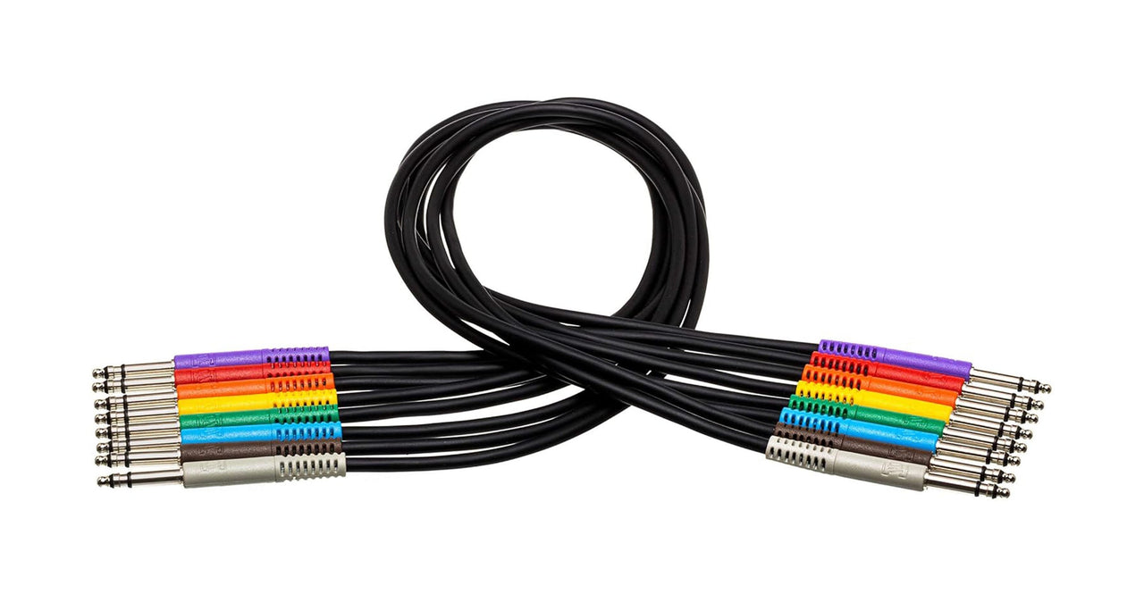 Hosa TTS-845 Patchbay TT Male to TT Male Bantam Cable - 1.5ft