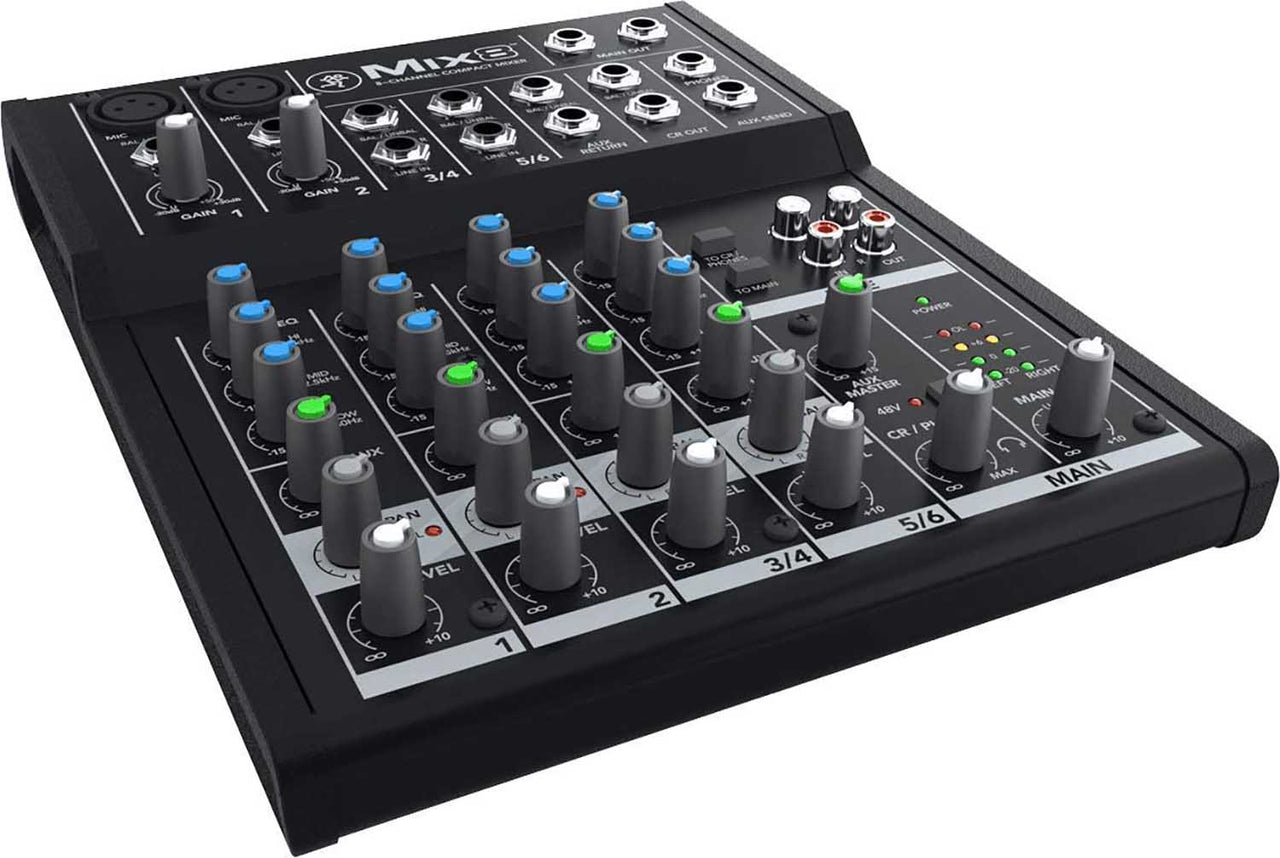 Mackie Mix8 8-Channel Mix Series Compact Mixer