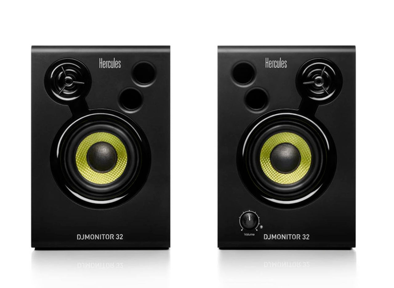 Hercules DJ MONITOR 32 High Quality Active Monitor Speakers