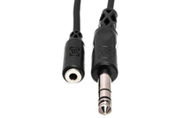 Thumbnail for Hosa MHE-325 Headphone Adaptor Cable 3.5 mm TRS to 1/4 in TRS - 25 Feet