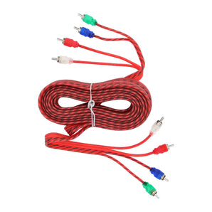 Raptor R3R174 RCA 4-Channel Audio Cable - Vice Series 17 Feet