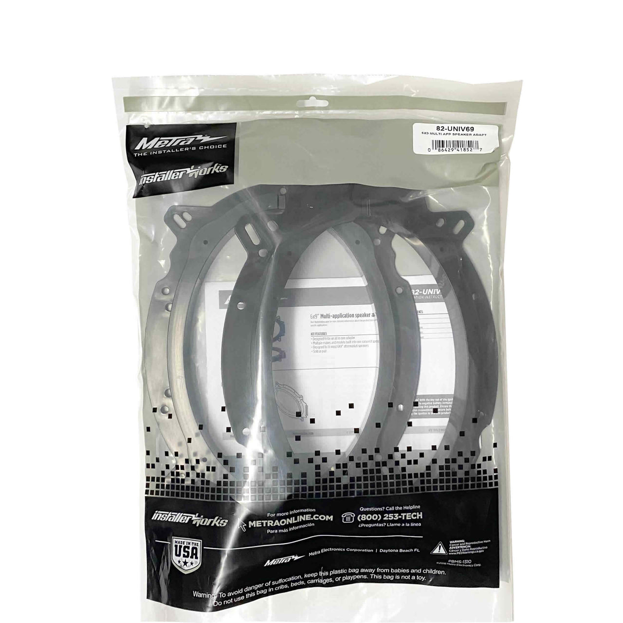 Metra 82-UNIV69 Universal 6X9 Inch Speaker Adapter