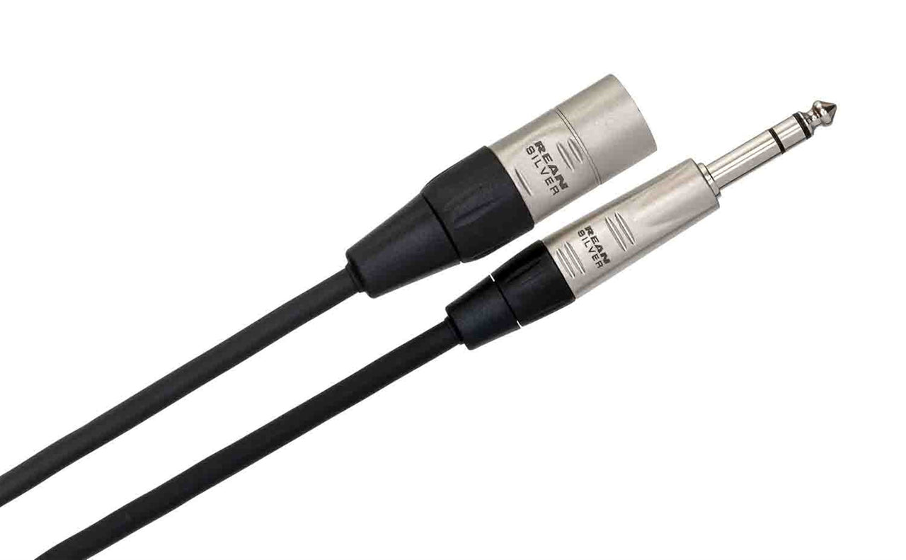 Hosa HSX-020, 1/4" TRS to XLR3M Pro Balanced Interconnect Cable - 20 Feet