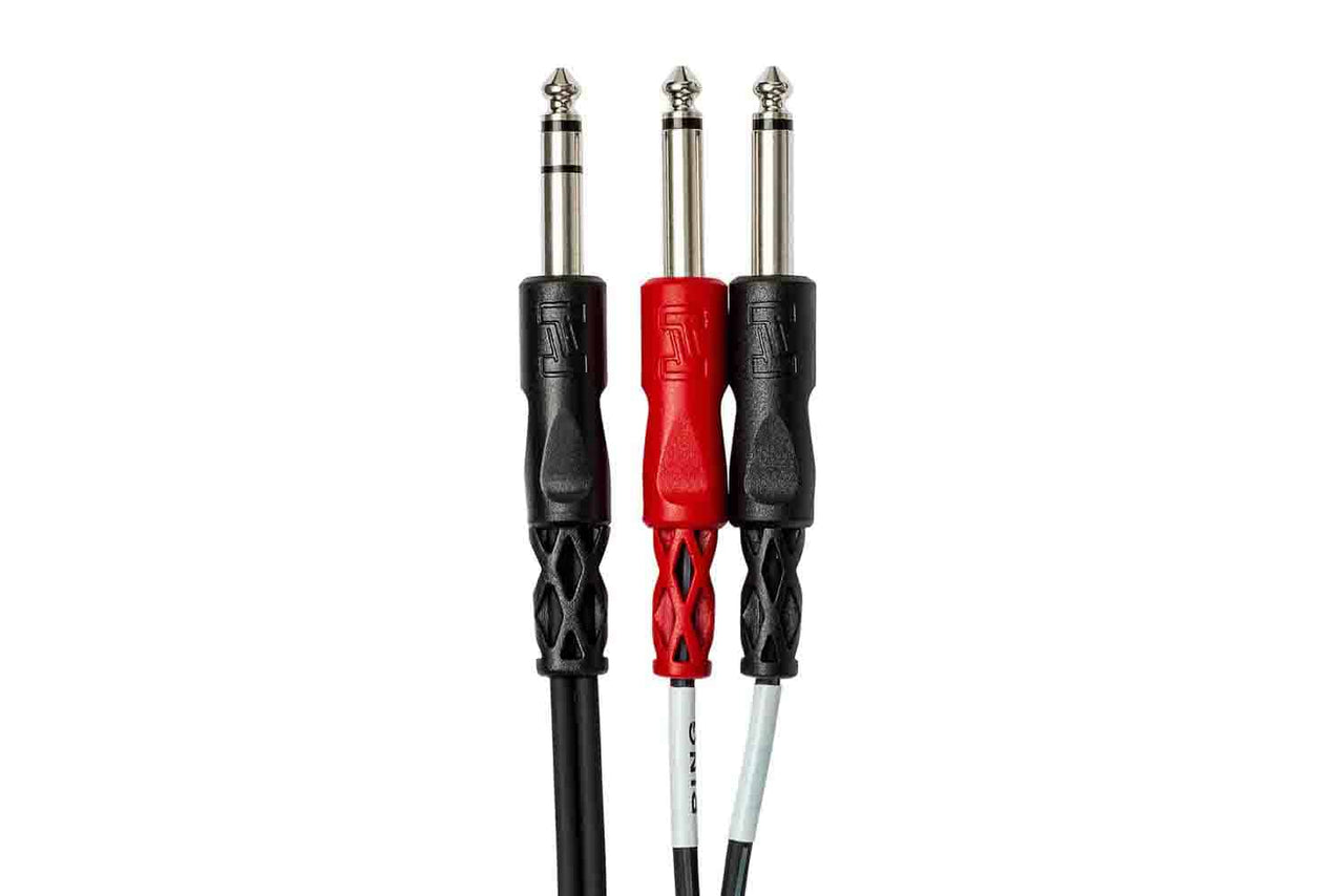 Hosa STP-202 Insert Cable1/4 in TRS to Dual 1/4 in TS – 2 Meter