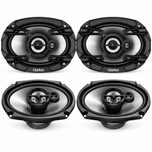 2 Clarion CLRSE6934R 6" X 9" 3-Way Speaker System