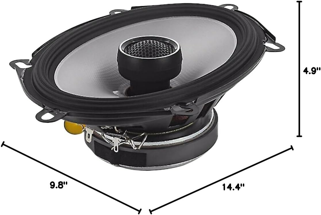 Front+Rear Alpine S 5x7" Speaker Replacement Kit Fit 2002-10 Mercury Mountaineer