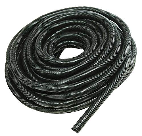 100 Ft 1/2" Split Wire Loom Conduit Polyethylene Tubing Black Sleeve Tube