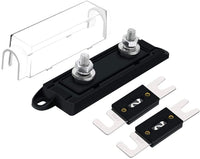 Thumbnail for ANL Fuse Power Distribution Holder + 2pcs 150A ANL Fuse Clear Cover for RV Car Audio