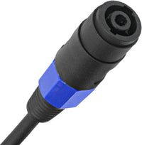 Thumbnail for MR DJ CSMSF100 100 Feet PRO PA DJ Speakon Male to Speakon Female Speaker Cable