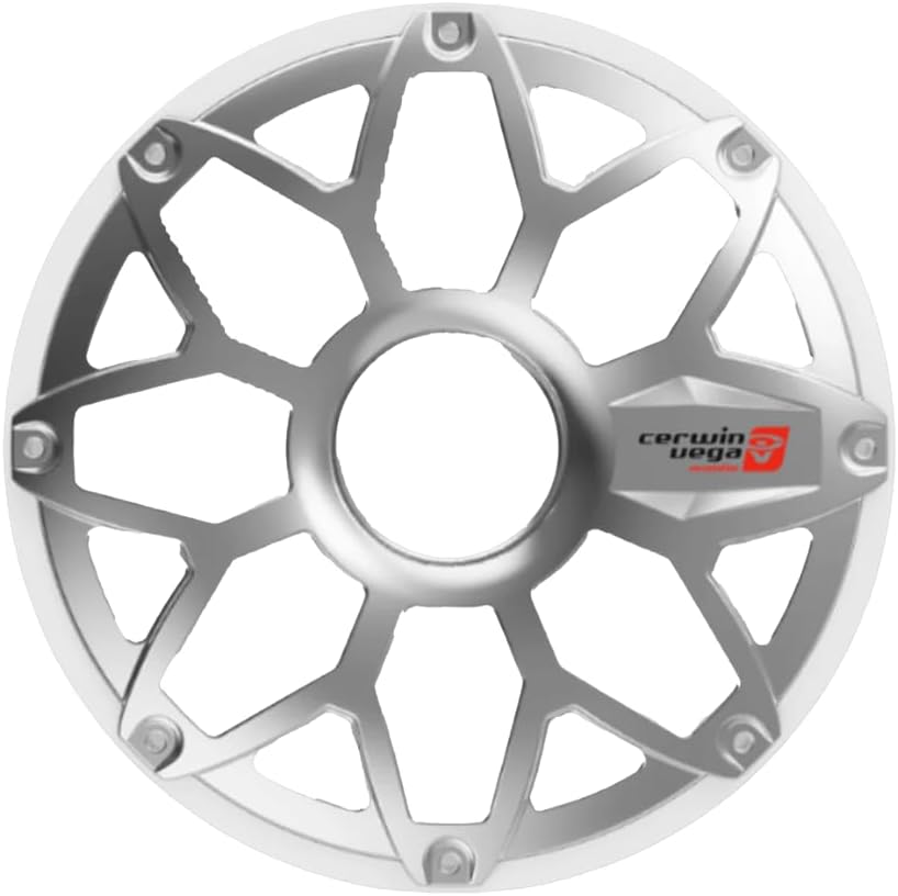 Cerwin Vega SM10FGW RPM Stroker 10" Flush Mount Speaker Grill, Pair (White)