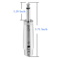 Thumbnail for AT TQTMXLRF XLR Female to 1/4