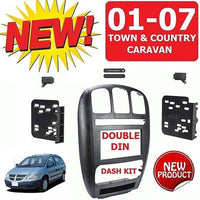 Thumbnail for 01-07 Caravan / Town & Country Car Stereo Installation Double Din Dash Kit
