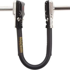 Mogami GOLD INST PRR 0.5 Pancake Right Angle to Right Angle Pedal Cable - 6 inch