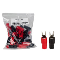 Thumbnail for Install Bay US410-50 Barrier Spade Terminal 4 Gauge #10 Nickel 25 pairs