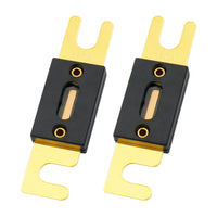 Thumbnail for 2 American Terminal TANL-120 120 Amp ANL Fuse Gold Plated High Quality Fuses Car Audio Blade