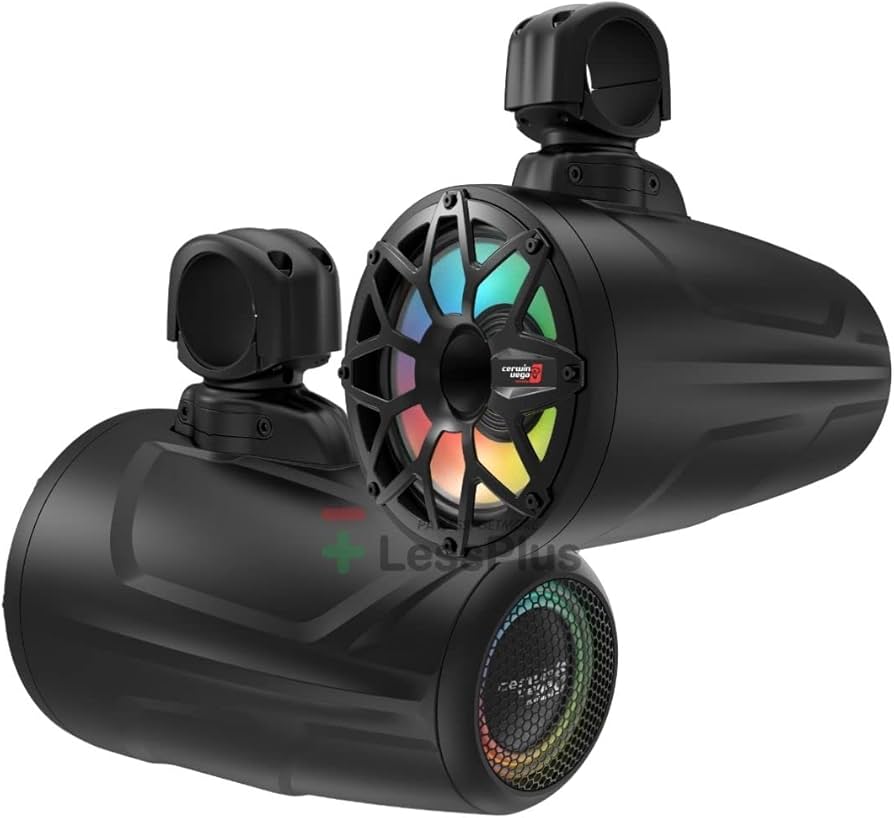 Cerwin Vega SL65F4B RPM Stroker 2-Way 6.5" Long Pod Speaker System (Pair) - Black