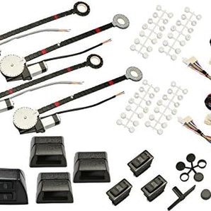 Absolute High Quality Universal Electric Power 4 Window Kit with Switch Kit