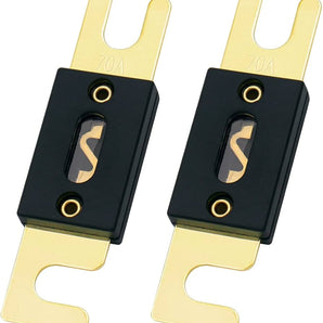 Absolute USA ANL120-2 2 Pack ANL 120 Amp Gold Plated Fuse