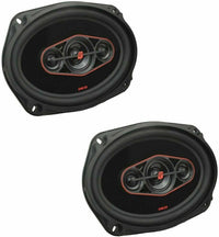 Thumbnail for Cerwin Vega H800.4 HED Amplifier, 4 Channels, 1600W Max with 2 Pair H7694 HED Series 6.9'' 420W 4-Way Speakers