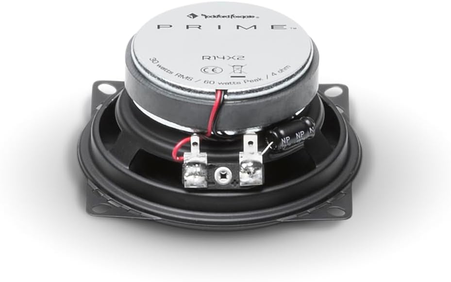 2 Pack Rockford Fosgate R14X2 4" 120 Watt 4-Ohm 2-Way Car Stereo Speakers