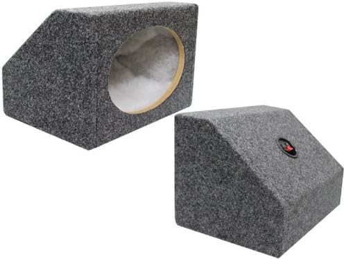 Cerwin Vega H7693 6x9" 3-Way Speakers + Gray Angled Wedge Enclosure Box