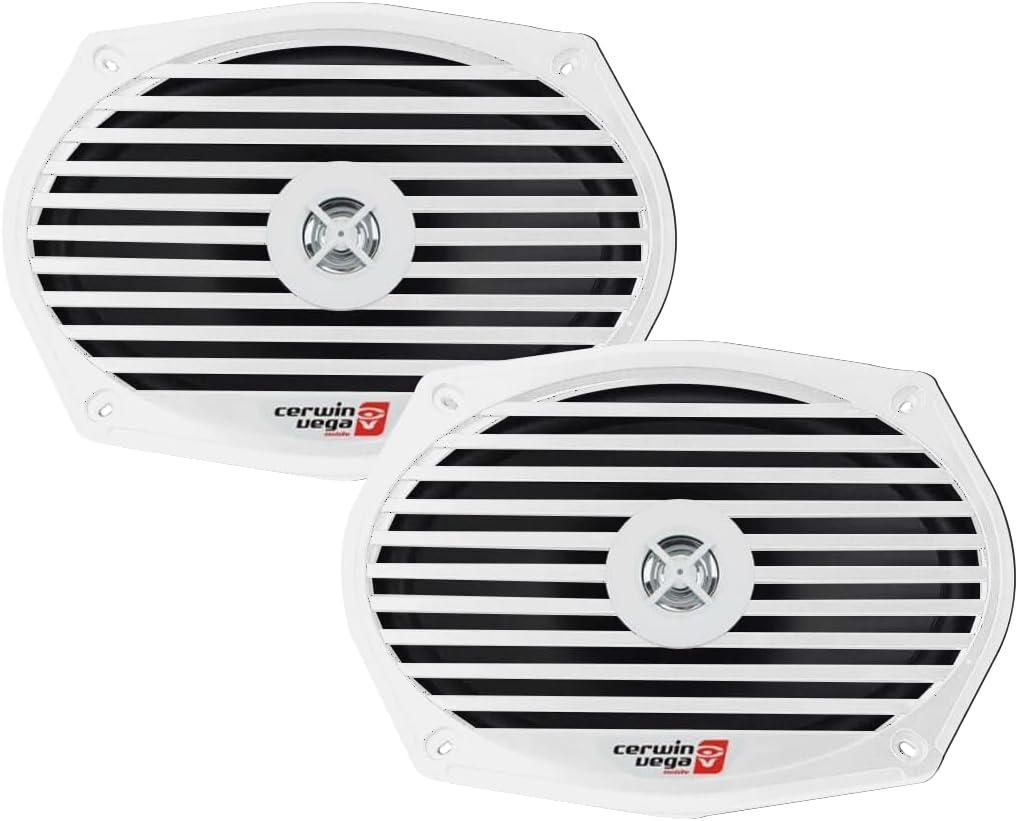 Cerwin Vega XM69W RPM XED 6"x9" 2-Way Marine Coaxial Speakers White