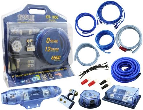 Pro Series Complete 0 Gauge Amplifier Installation Kit for any Car Truck RV or Boat