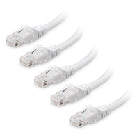 Thumbnail for 20 A-T 3' Cat6a Ethernet network patch cable RJ45 23AWG 600M solid copper wire White