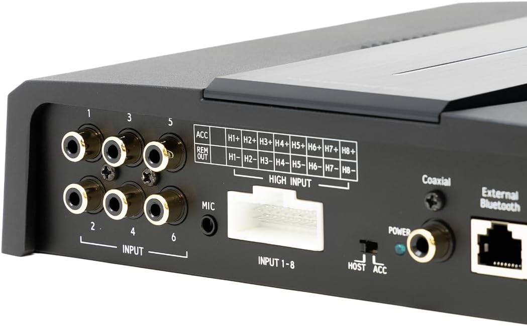 Alpine PXE-C80-88 900W RMS Class D PXE Series 8 Channel Car Amplifier with Automatic Sound Tuning