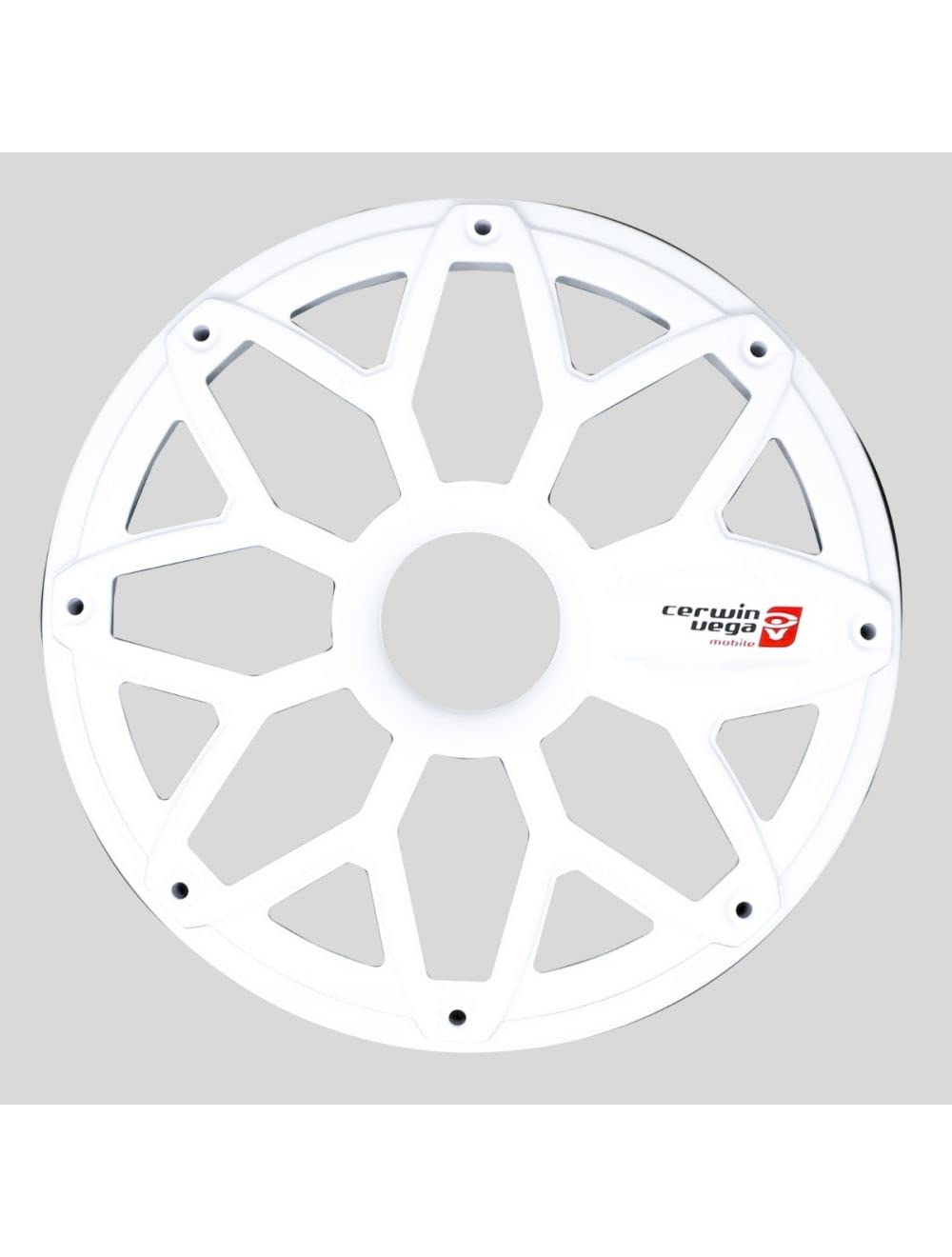 Cerwin Vega SM8FWW 8" RPM Stroker Series Flush Mount Speaker Grilles with Powder Coating (White, Pair)