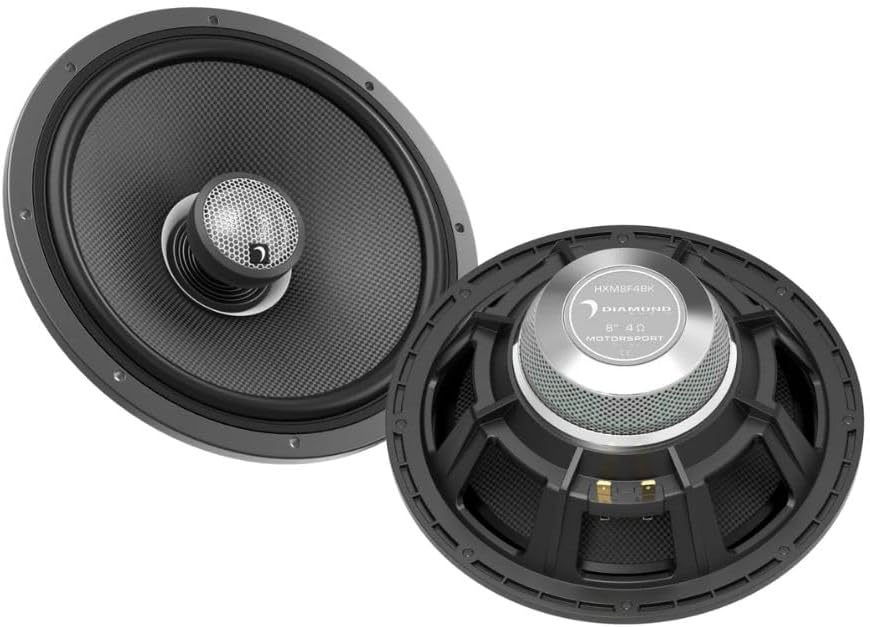 Diamond Audio HXM8F4BK 8" 2-WAY HIGH 0UTPUT MARINE SPEAKER (4Ω)