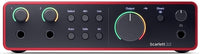 Thumbnail for Focusrite Scarlett Solo 4th Gen 2x2 USB Audio Interface With Single Microphone Preamp & XLR Cable