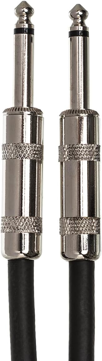 Hosa 3GT-PAK Cloth Guitar Cable, Hosa Straight to Same, 18 ft, Assorted Colors, 10 pc