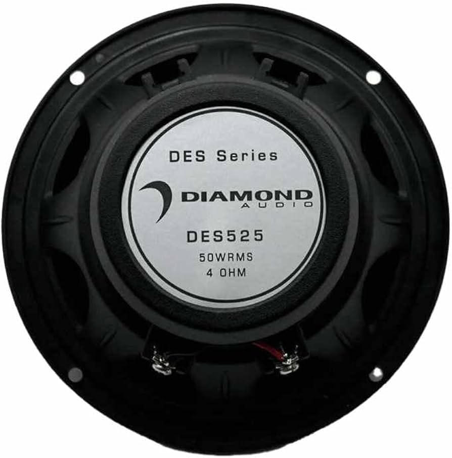 2 Diamond Audio DES525 DES Series 5.25" 2-Way Coaxial Speakers