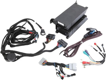 Alpine PSS-22WRA kit including speakers and subwoofer designed for Jeep Wrangler JK Unlimited weather-resistant upgrade.