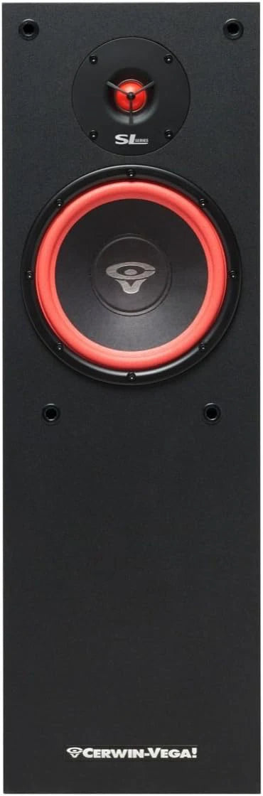 Cerwin Vega SL-8 8" 2 Way Floor Standing Tower Speaker 150 Watt Theater SL8