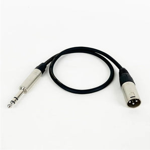 MR DJ CQSXM25 25' Pro PA DJ Karaoke XLR Male to 1/4" TRS Stereo Male Plug Audio Balanced Microphone Cable